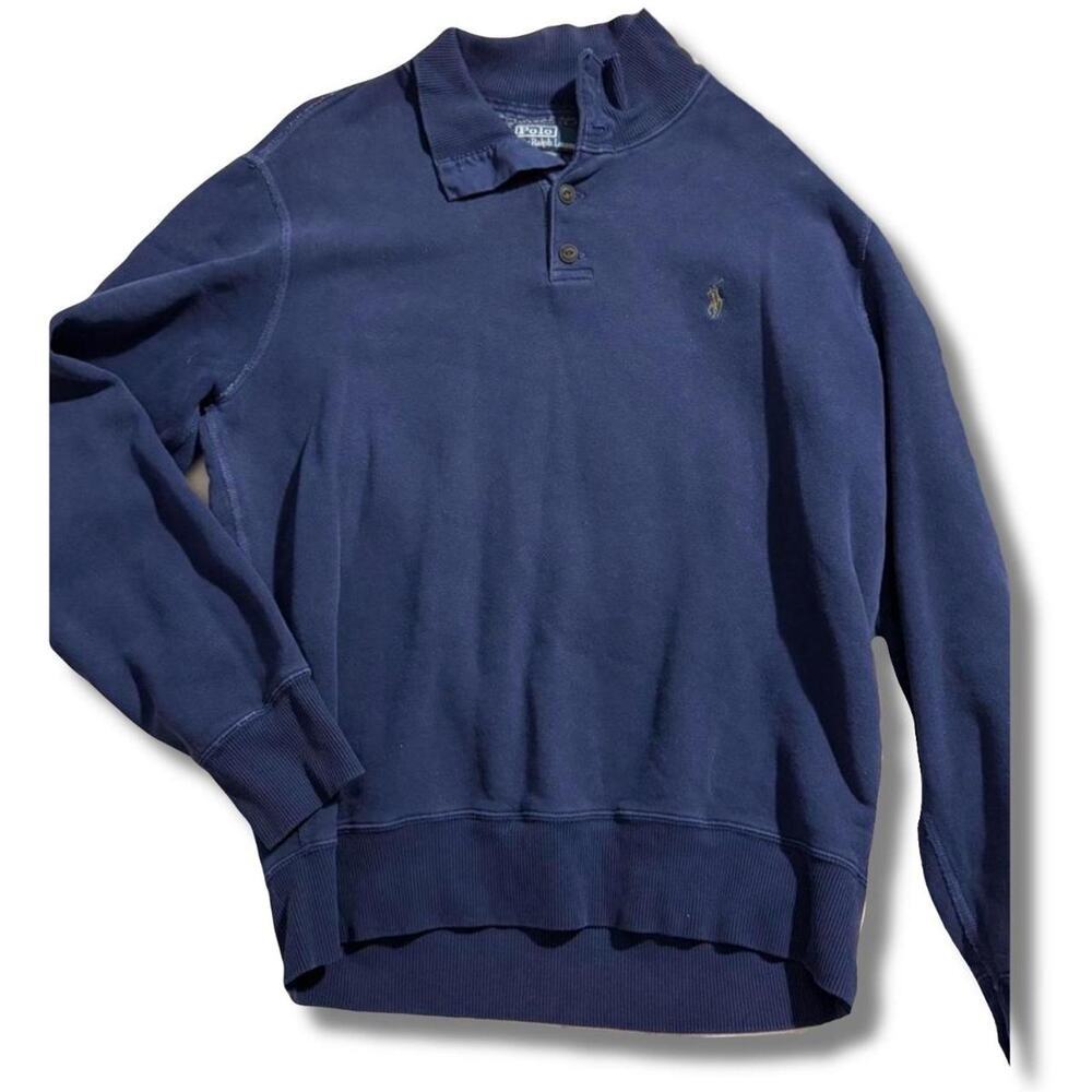 Vintage Polo Ralph Lauren Men’s Blue Pullover Sweater Size Large